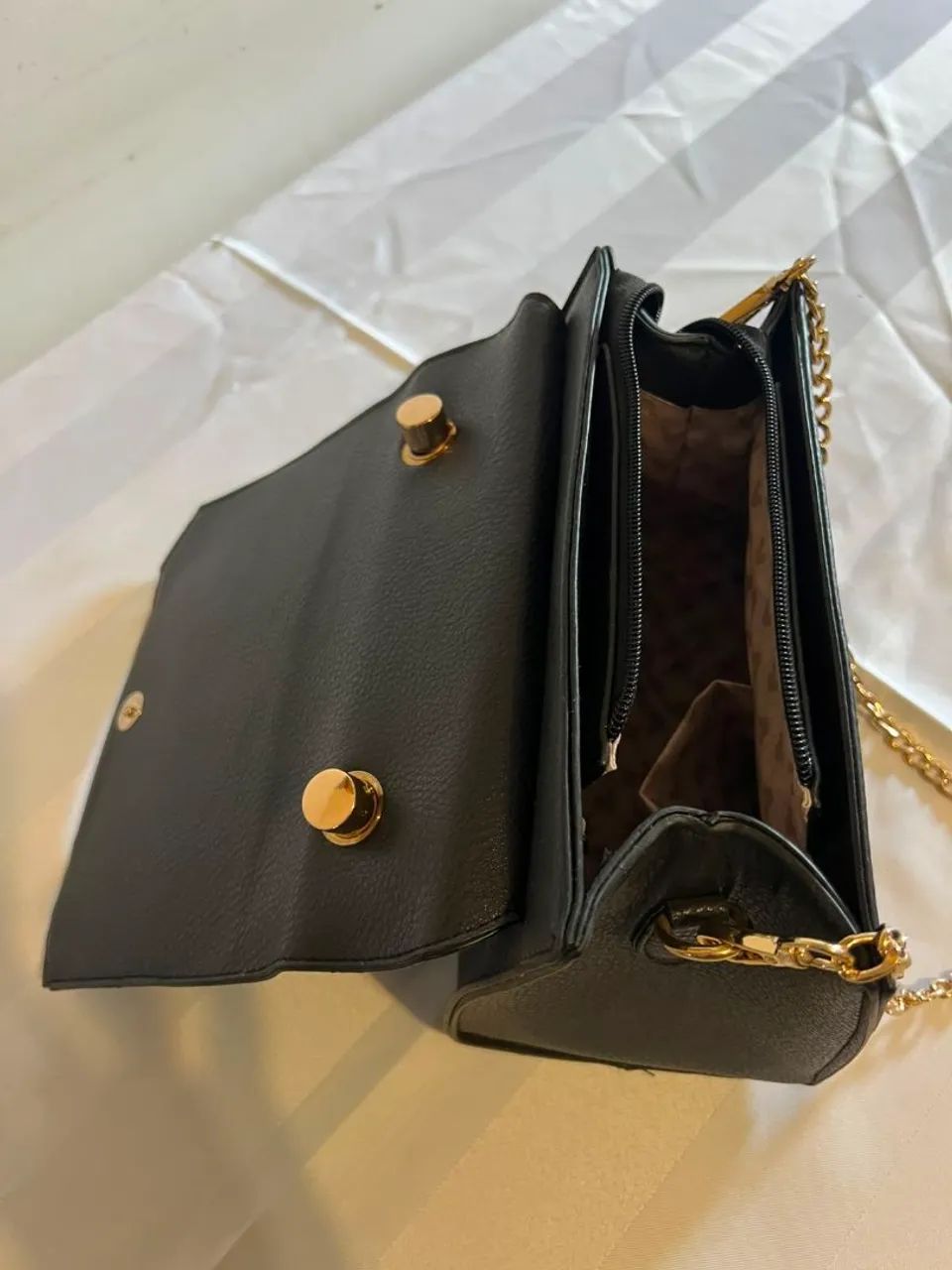 Bolsa preta Minie pequena NOVA sem uso  - Foto 3