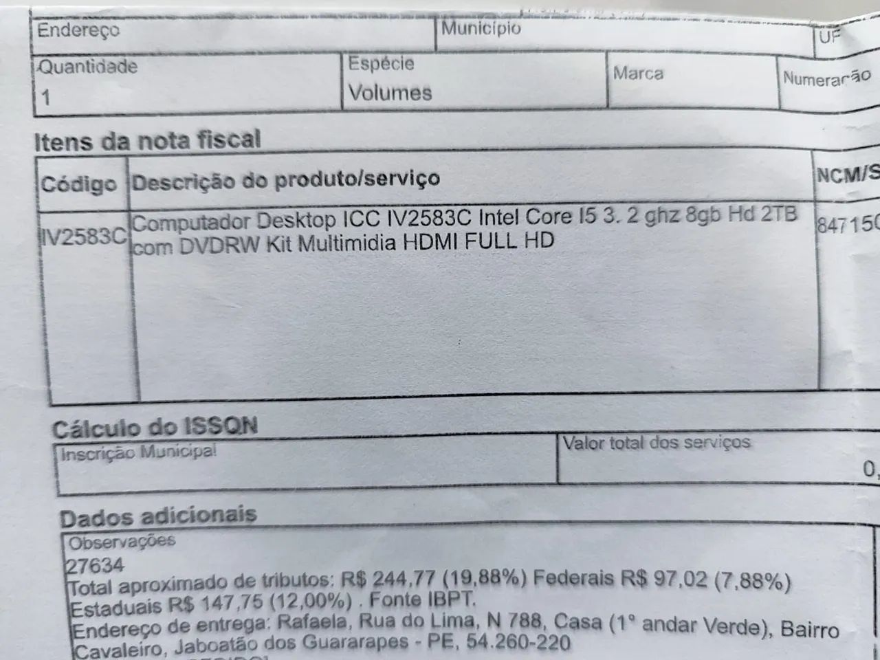 CPU Intel i5 3.2 GHz  - Foto 4