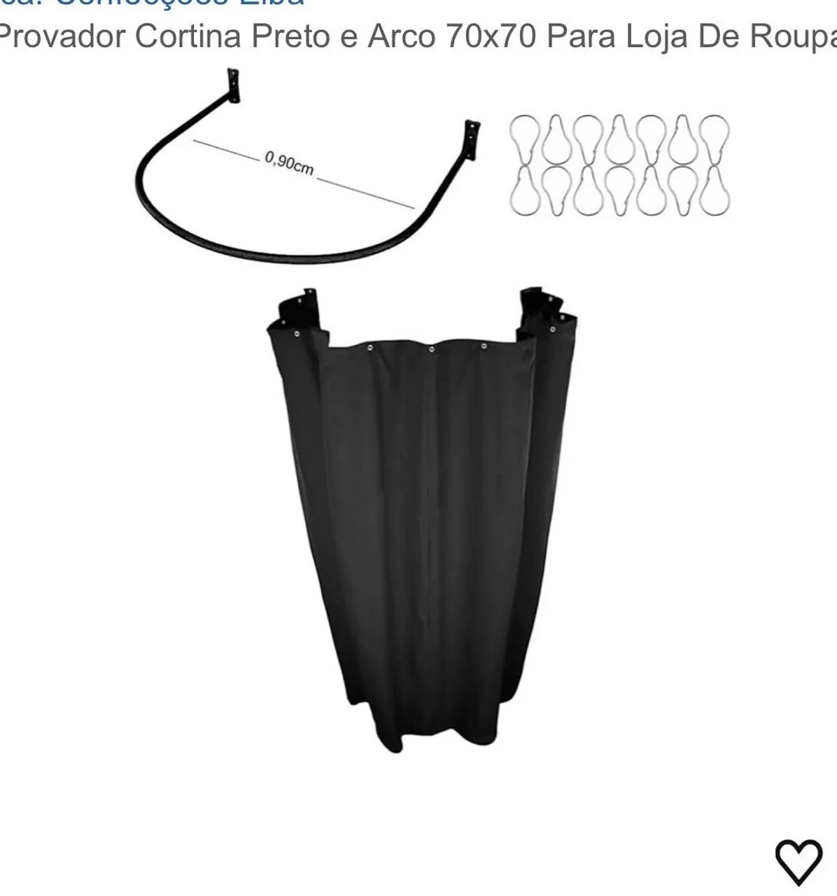 Arara de ferro para loja  - Foto 3