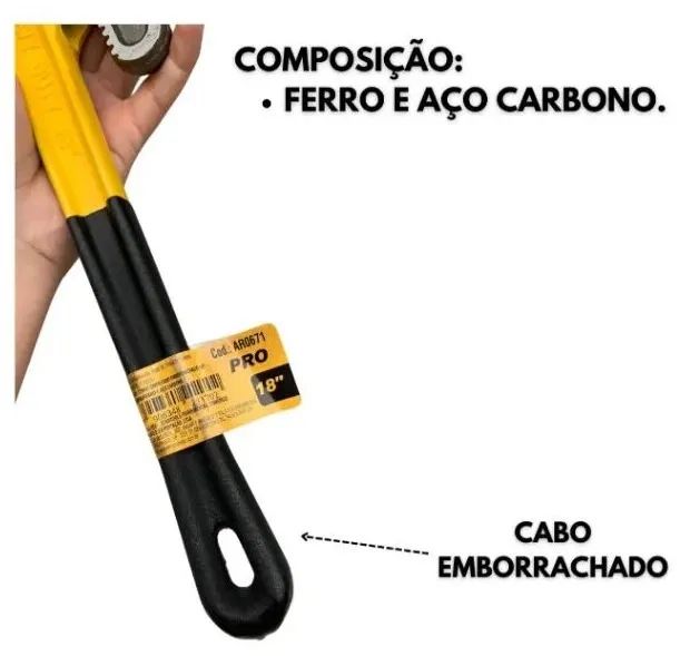 Chave Grifo Universal 18 Multifuncional - Foto 4