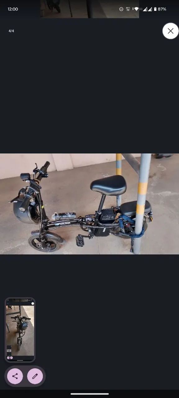 Bicicleta elétrica  - Foto 4