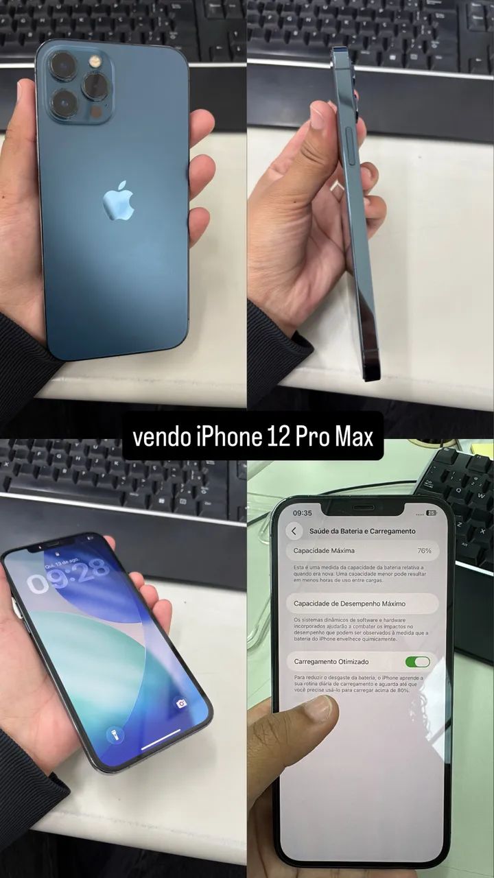 iPhone 12 Pro Max 256gb azul  - Foto 3