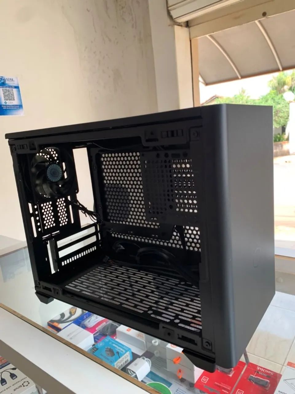 Gabinete Cooler Master NR200 Mini Itx + Adaptador P/Fonte ATX - Foto 3
