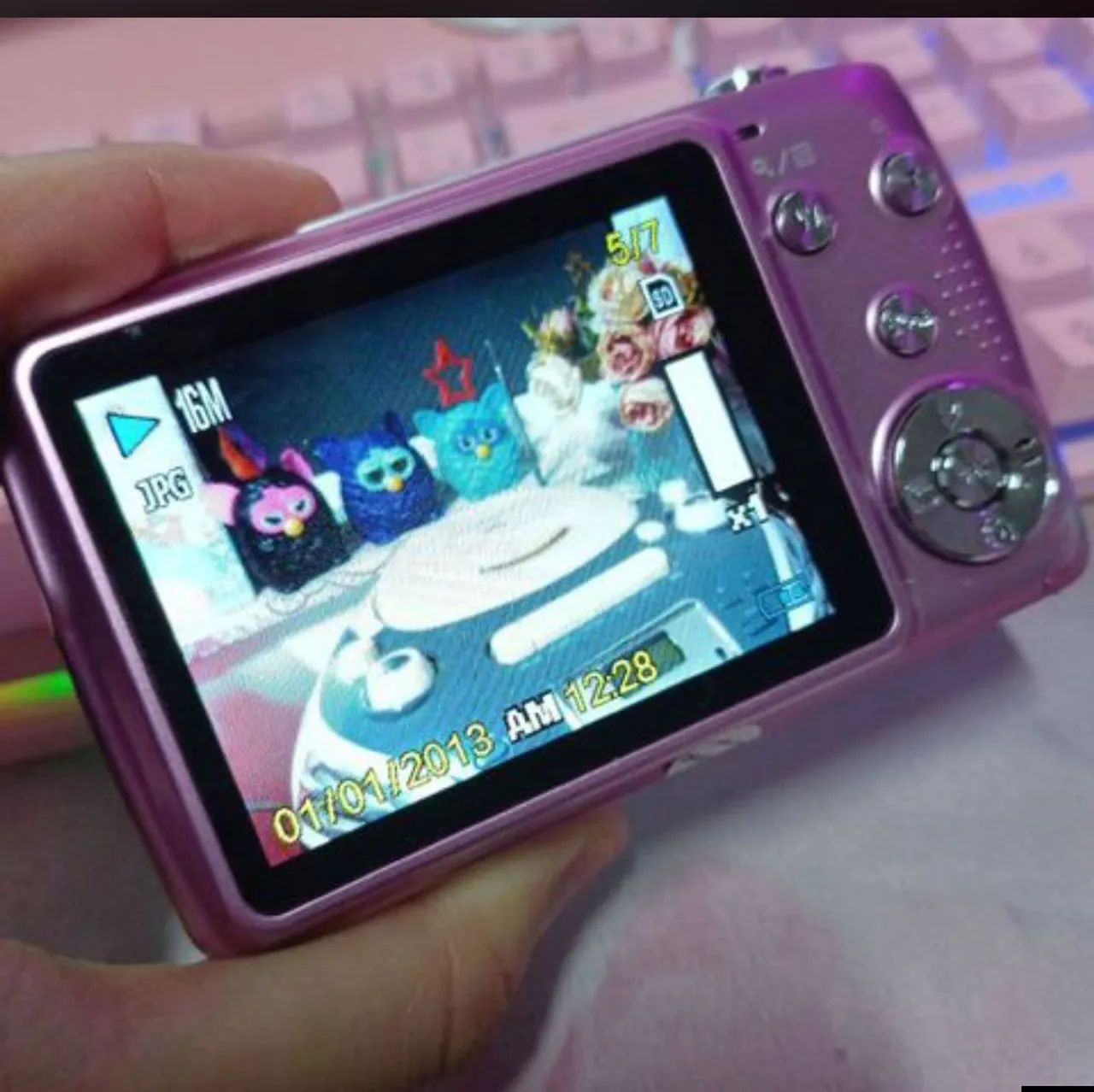 câmera digital polaroid is829 rosa(atenção leia a descrição) - Foto 4