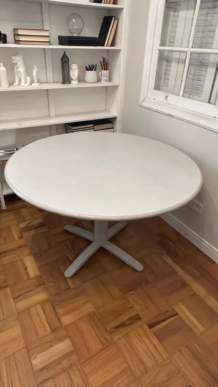 Mesa escritório 120 cm de diâmetro  - Foto 2