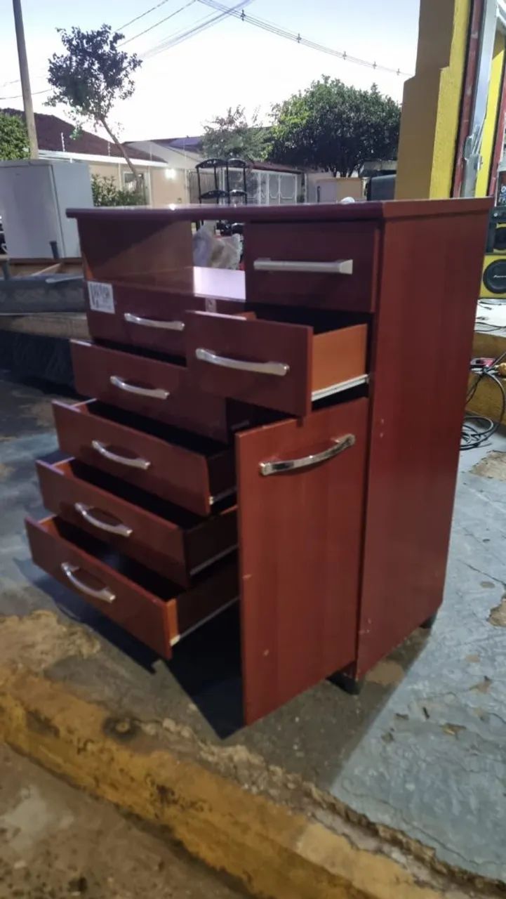 Comoda com 7 gavetas  e uma porta bem resistente ((ENTREGO GRATIS)) - Foto 4