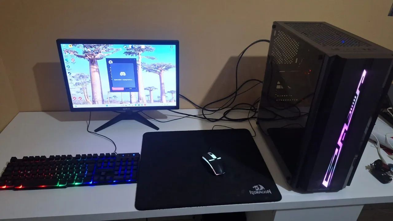 ? PC GAMER COMPLETO + MONITOR + KIT - SÓ LIGAR E JOGAR ?