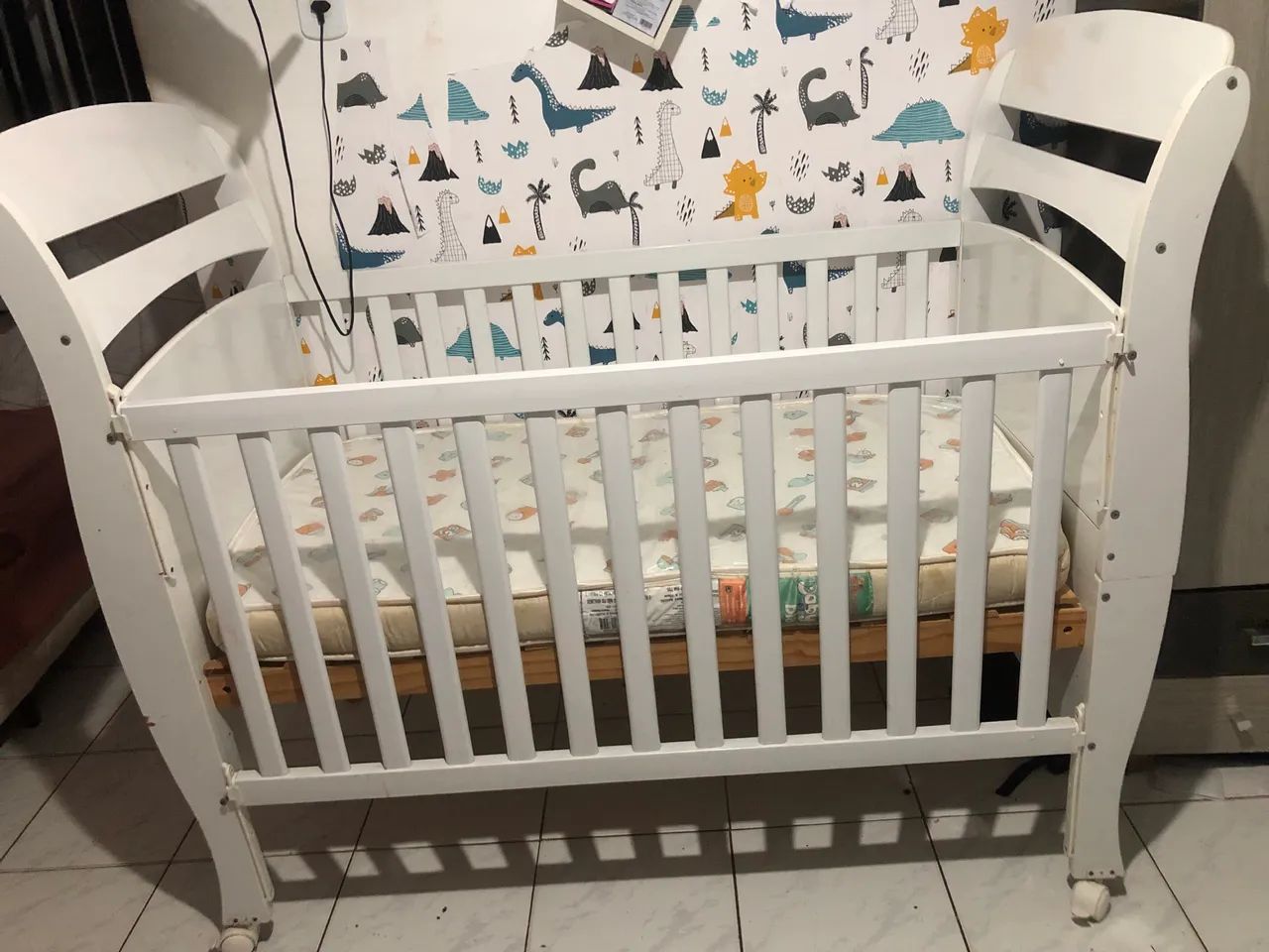 Berço que vira cama 