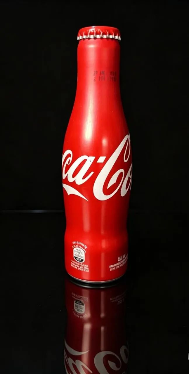 Garrafa Coca cola, comemorativa, alumínio, lacrada.   