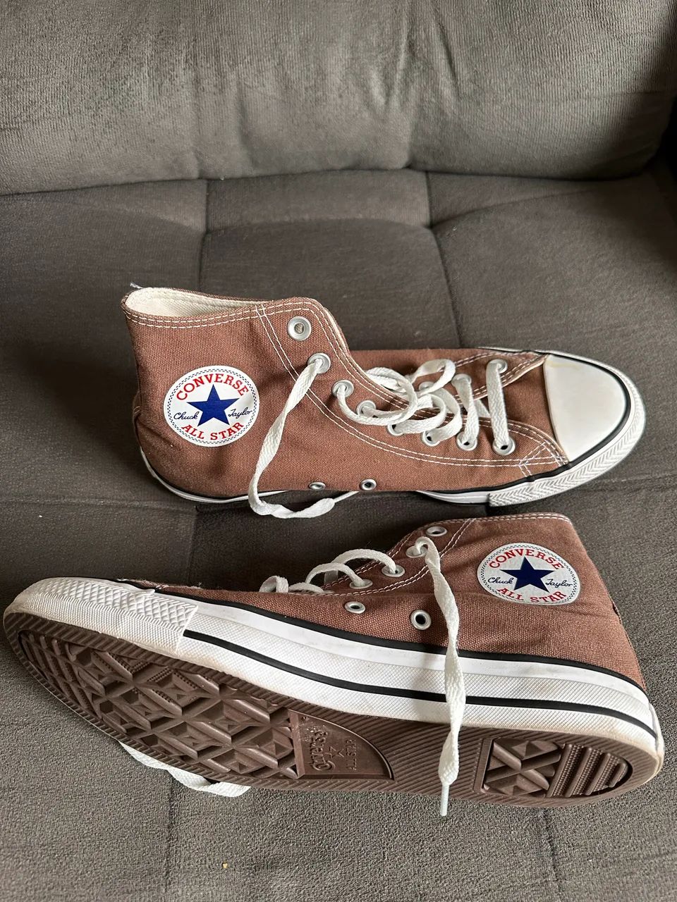 Tenis converse all star marrom - Foto 3