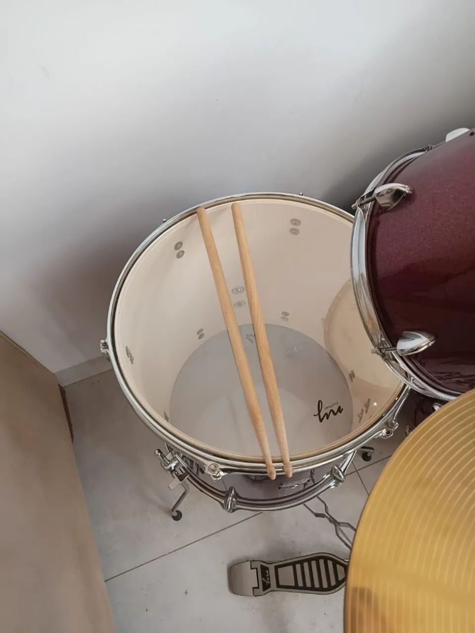 Bateria acústica nova  - Foto 2