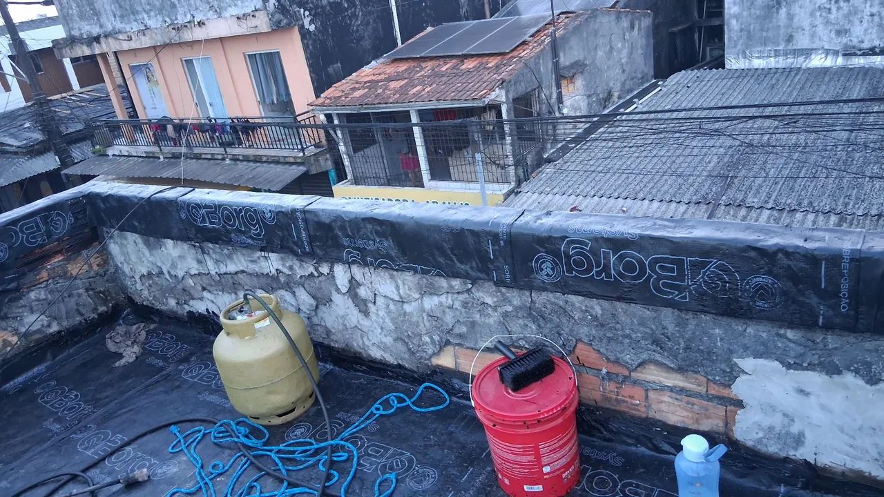Aplicação de manta asfáltica  - Foto 4