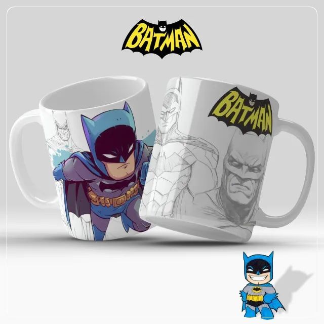 Caneca Batman Super-Herói DC Comics Presente Geek - Foto 2