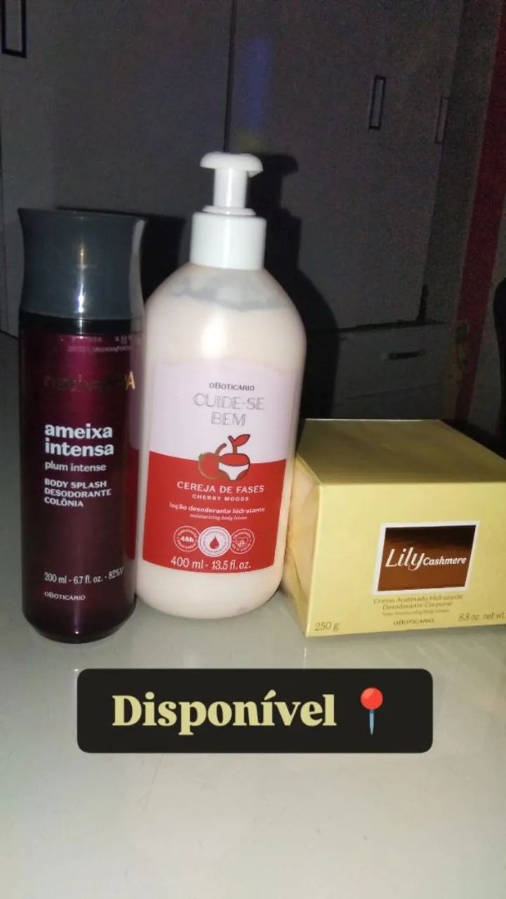 Perfumaria varia os valores 
