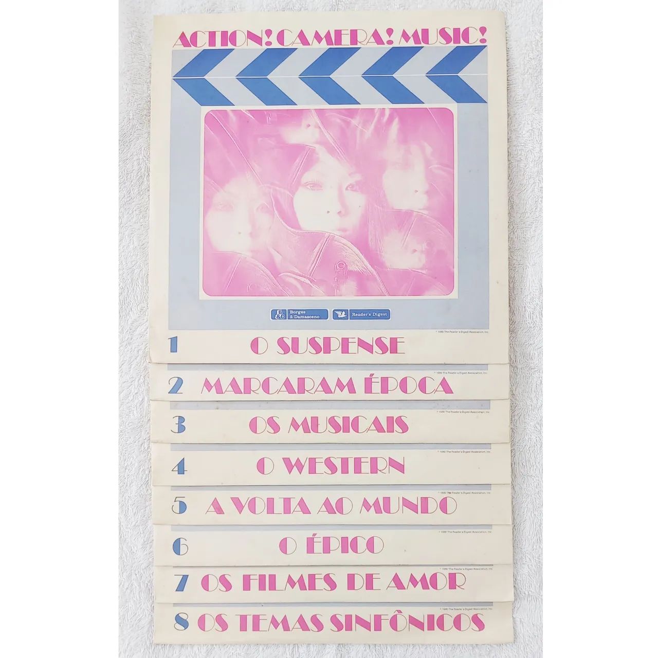 LP Vinil 8 discos Action Camera Music 1980. Box com coleção completa da Reader's Digest. - Foto 3