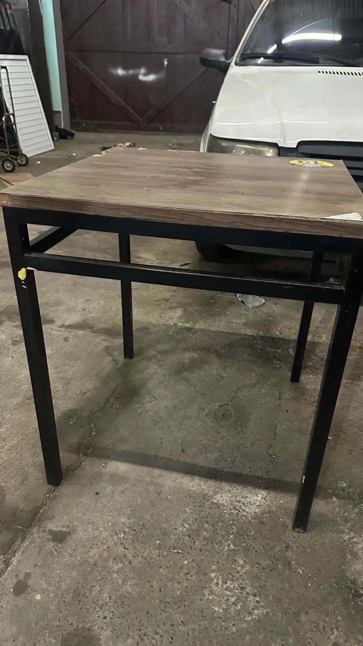 Mesa com base de ferro  - Foto 4
