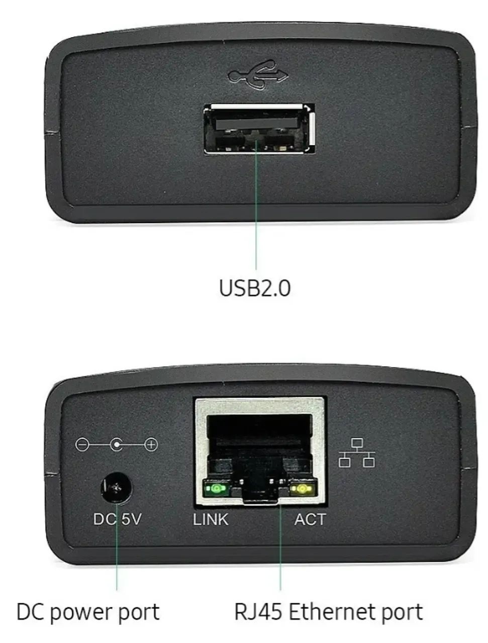 Servidor de impressão RJ45 USB 2.0 - Foto 2