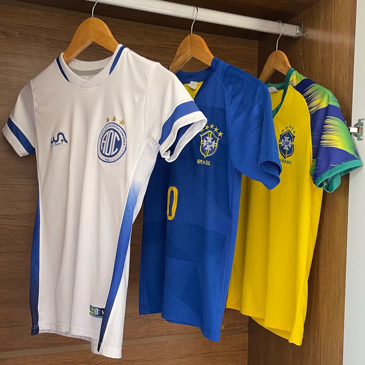 Kit 3 camisas de futebol