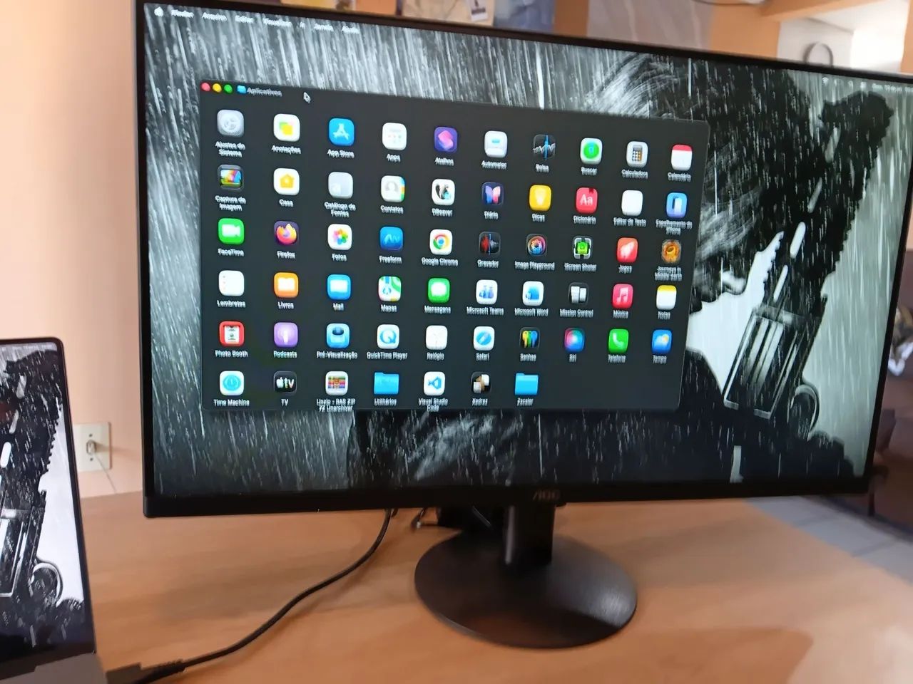Monitor AOC 27" IPS Full HD 100Hz 1ms - 27B30H/57 - Excelente Estado - Foto 4