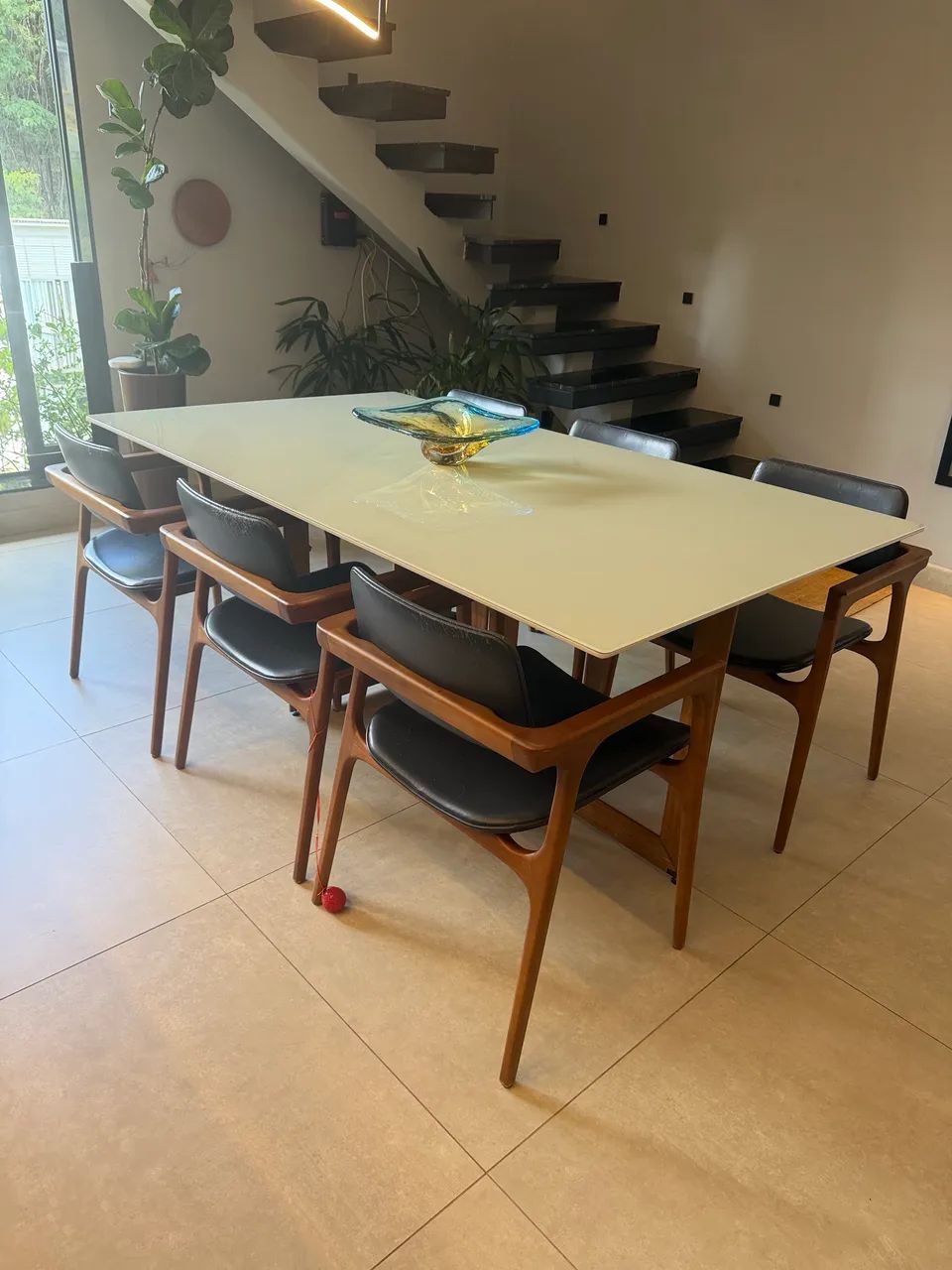 CONJUNTO DE JANTAR COM 06 Cadeira Ditta (A) 