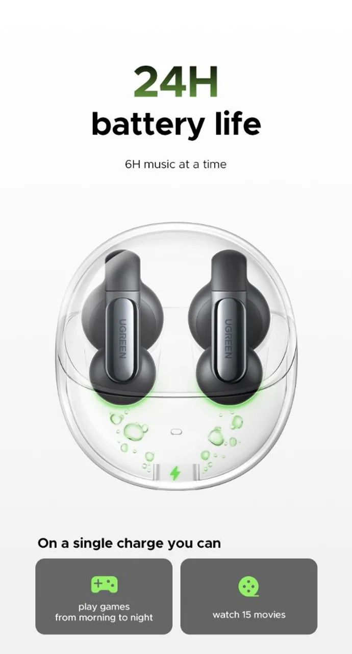 Fone Bluetooth Ugreen S5 Open-Ear  - Foto 3