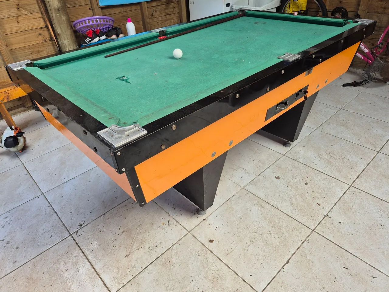 Vendo mesa de sinuca com ficheiro em perfeito estado