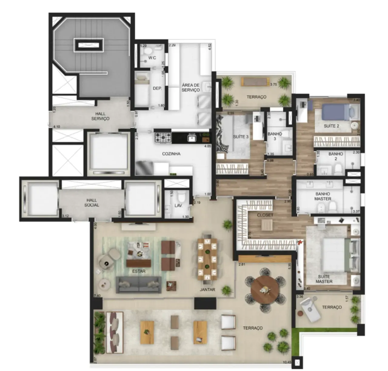 PLANTA 208m²