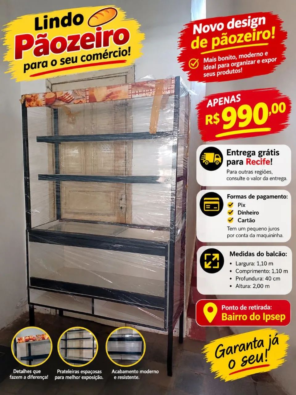 ? LIDO PARA PÃOZERO ? R$ 990,00 