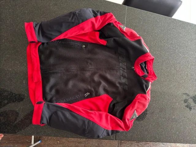 Jaqueta Dainese Hydraflux Air D-Dry Preto/Vermelho Tam P