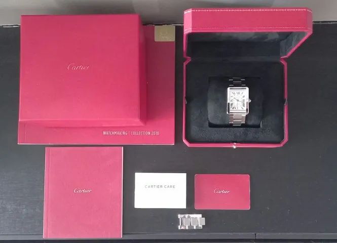 Relógio Cartier Tank Aço XL Automático