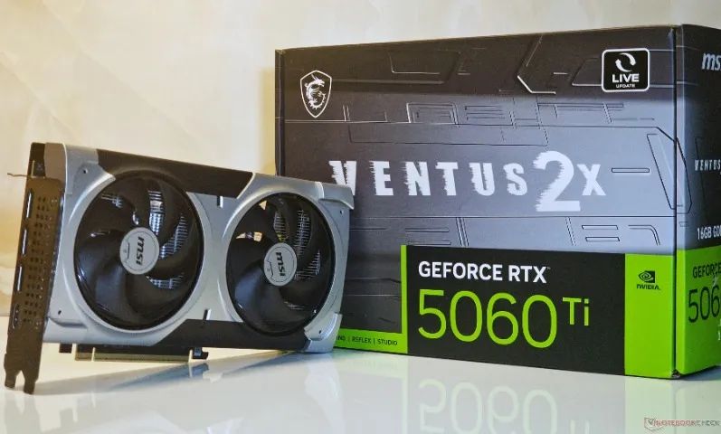 RTX 5060TI 8GB  VENTUS 2X OC PLUS MSI -  NOVA LACRADA