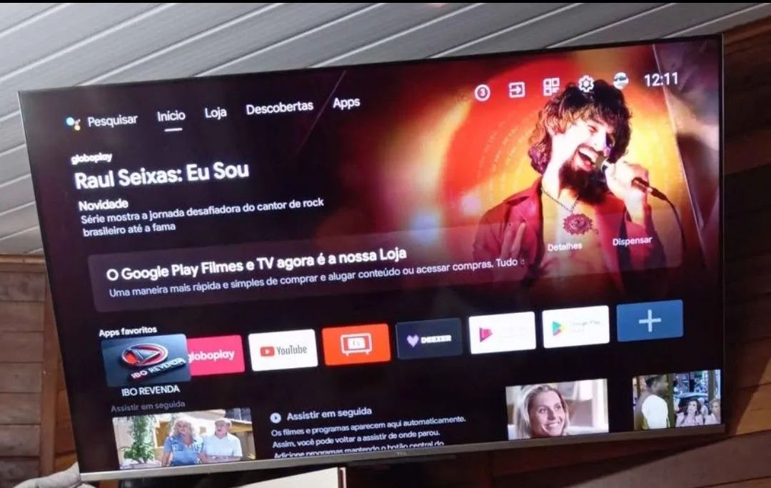 Smart TV TCL 55 polegadas LCD impecável  - Foto 4
