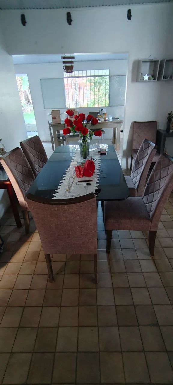 Lindo Conjunto de sala de jantar Mesa e cadeiras - Foto 2