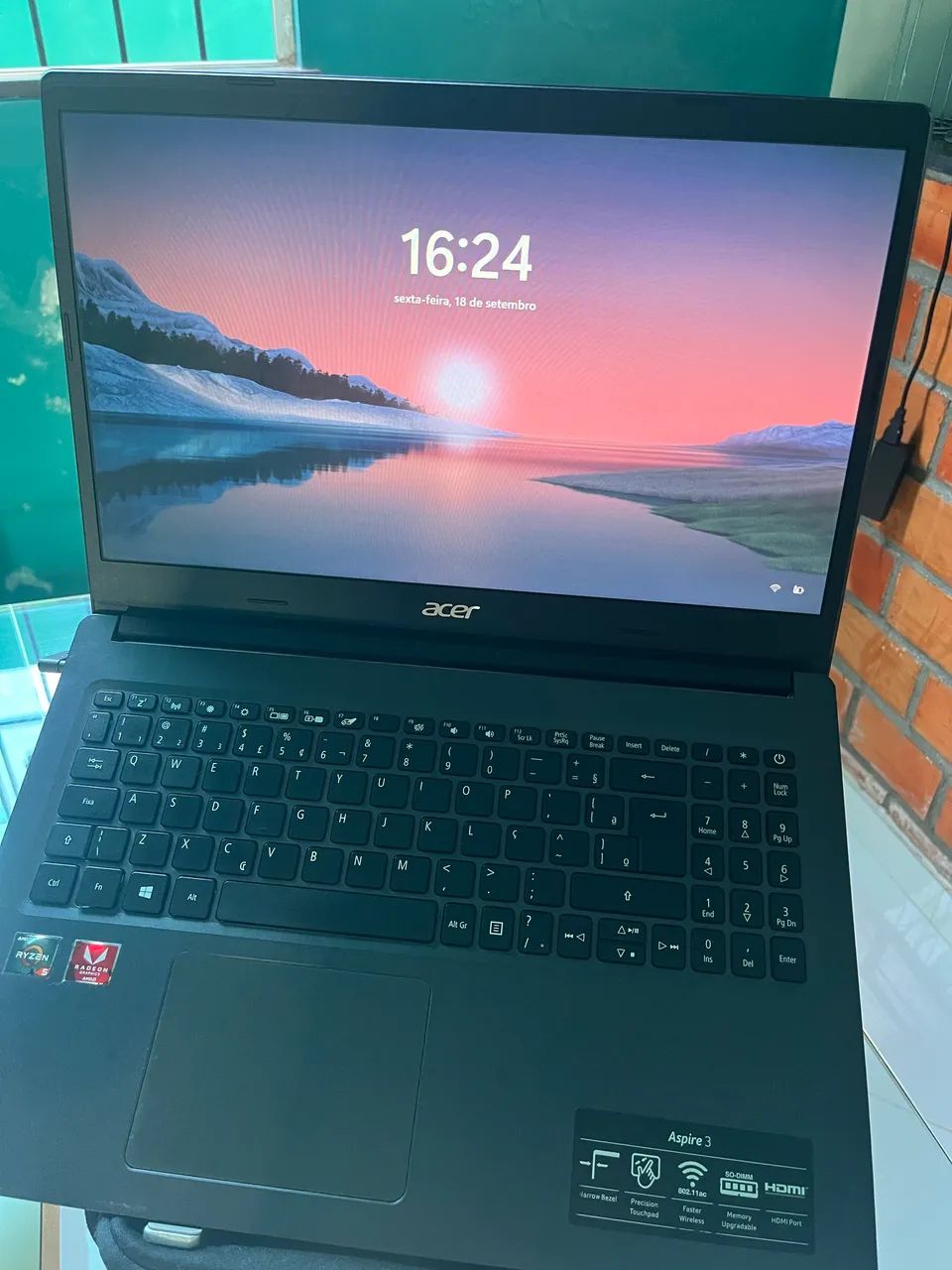 Notebook acer aspire 3 AMD