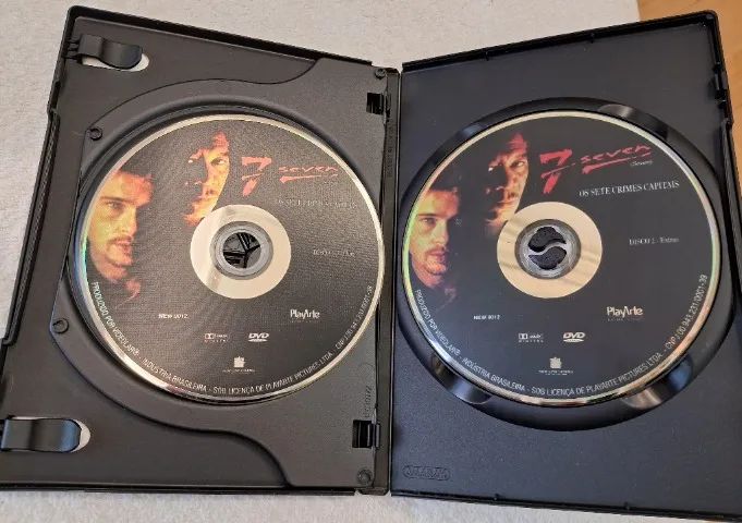 DVD Duplo 7 Seven - Os Sete Crimes Capitais - Brad Pitt - Foto 3
