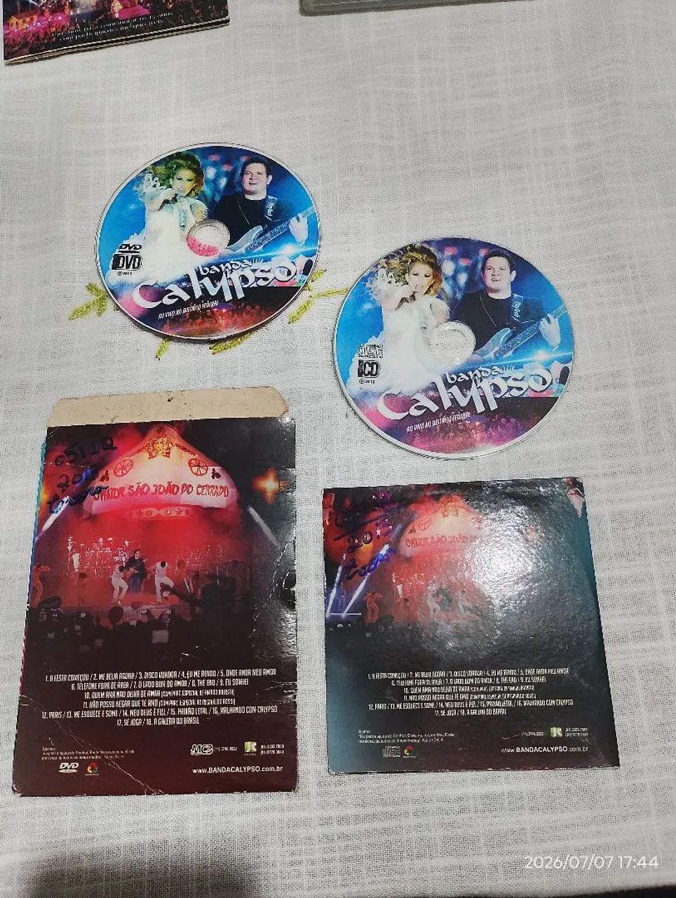CD e DVD banda Calypso no DF promocional  - Foto 2