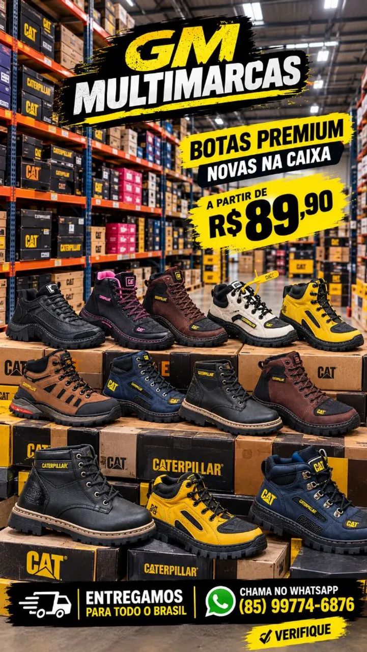 Botas CAT premium 