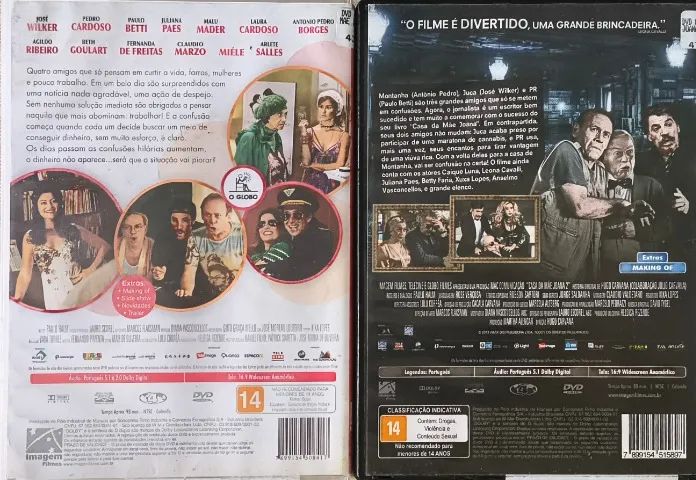 Dvd A Casa da Mae Joana 1 e 2 - Foto 4