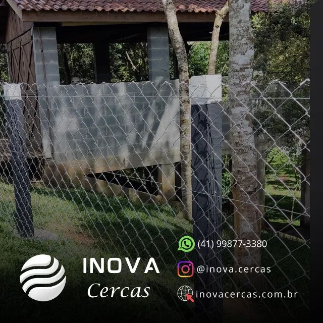 Tela galvanizada para cerca em chácara