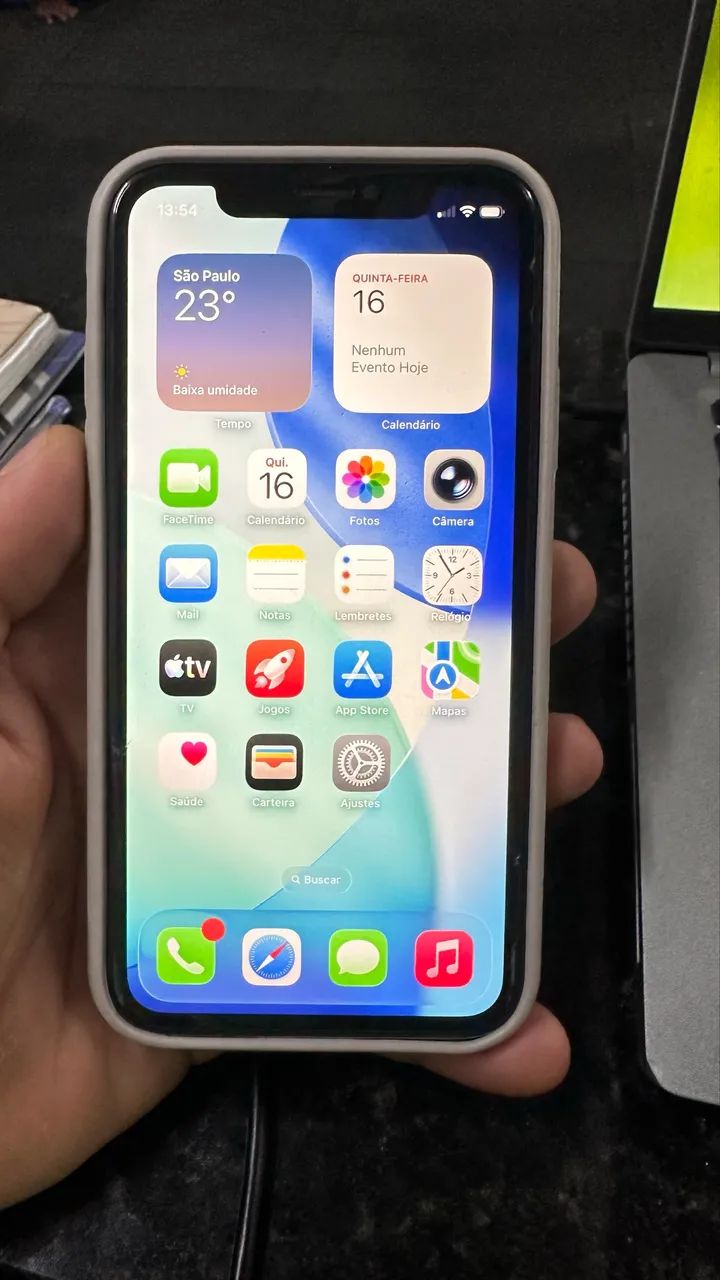 iPhone 11 64GB Branco - Modelo A2221 - Excelente Estado - Foto 2