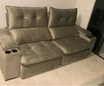 Sofá Retrátil e Reclinável Dallas 2,24m - (Oferta)! - Foto 3