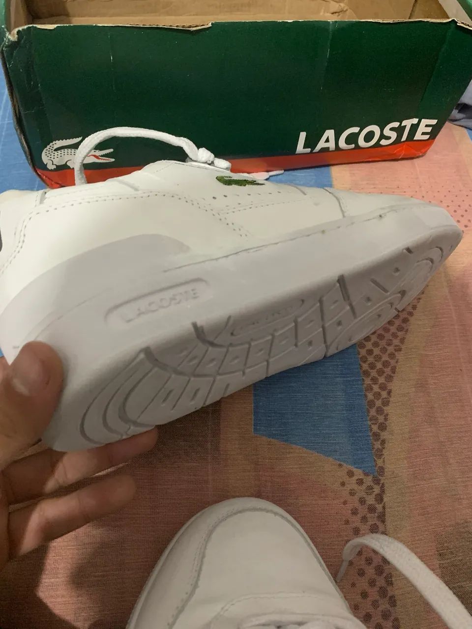tênis lacoste 40 branco - Foto 2