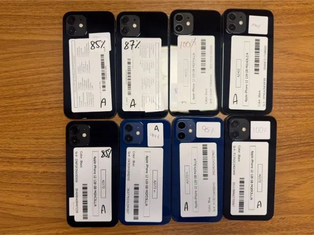 iPhone 12 128GB (seminovo 100% original, SEM trocas de peças