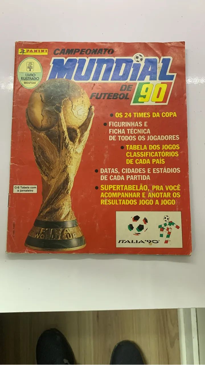 Álbum Copa Panini 90 e 94 - Perfeitos - Foto 3