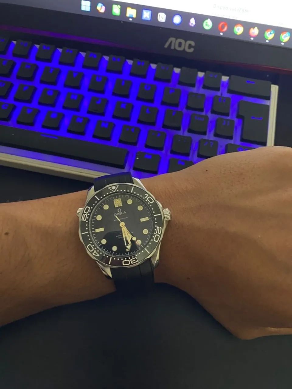 Relógio Omega Seamaster 007 James Bond 42mm Linha Premium - Foto 4