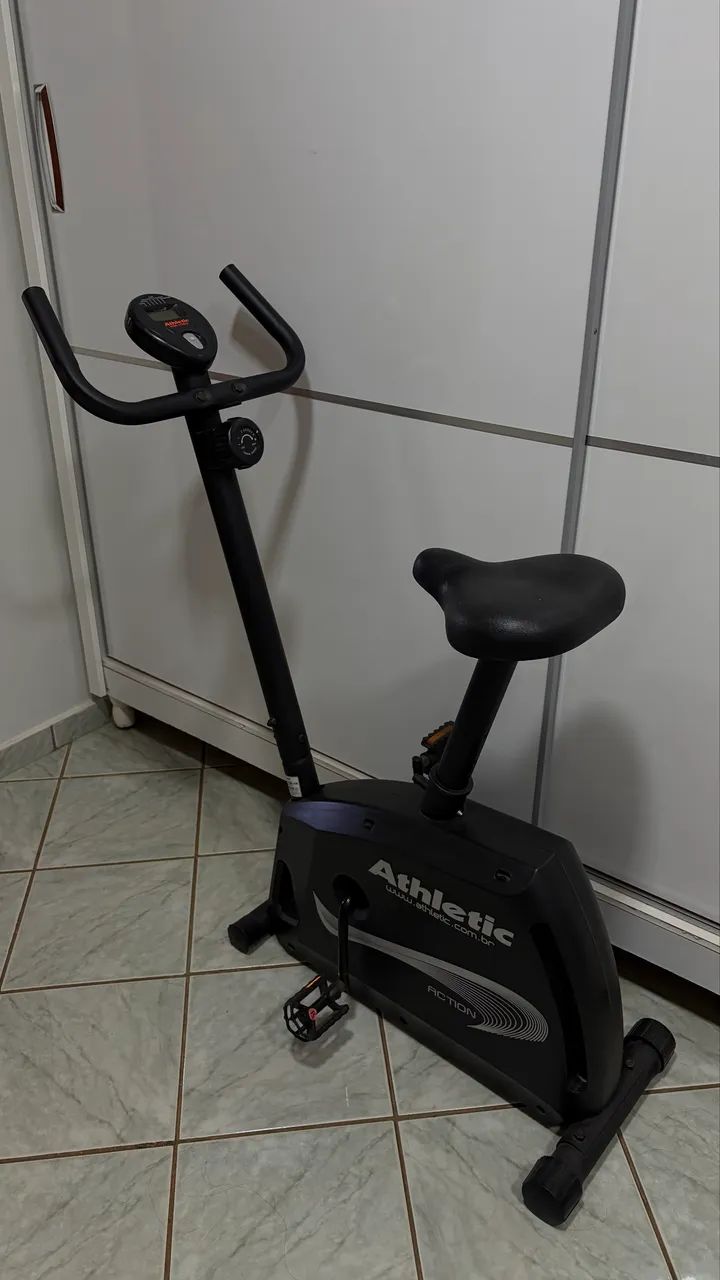Bicicleta Ergométrica Athletic Action Vertical - Pouco Uso! - Foto 2