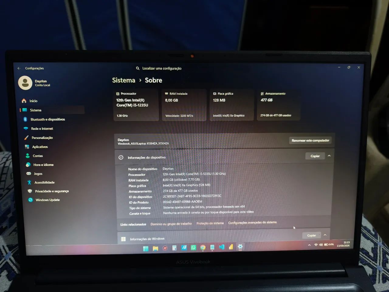 Asus Vivobook 15 Intel  i5  - Foto 5