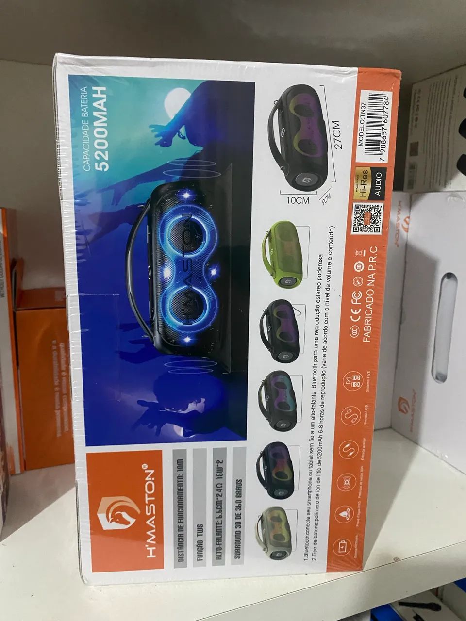 Caixa de som bombox hmaston 30w Original  - Foto 5