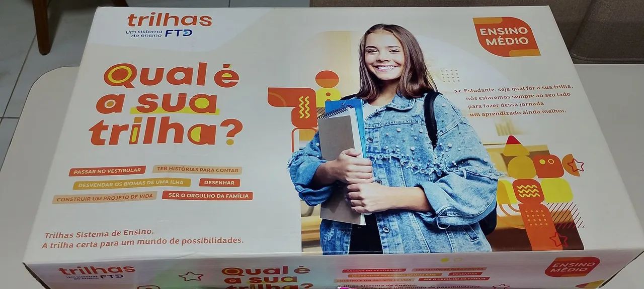 Livros TRILHAS FTD 3? ANO ENSINO MÉDIO - Livros e revistas