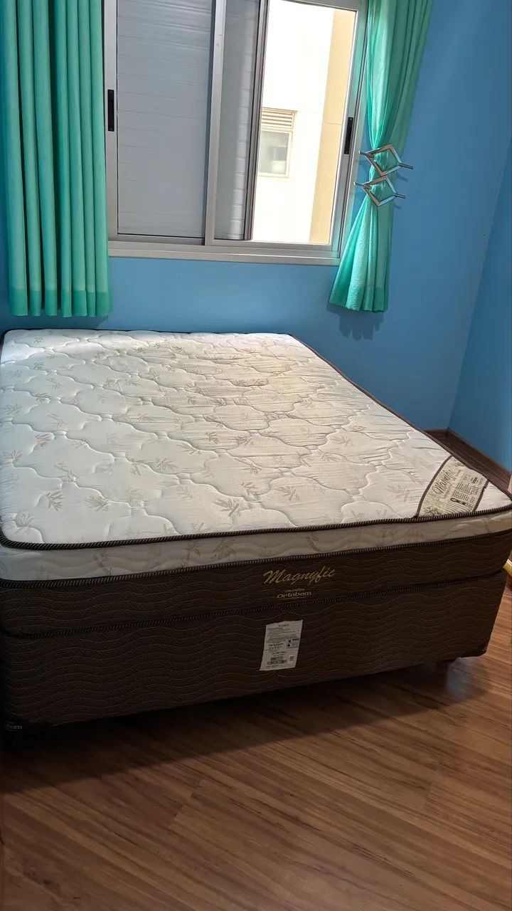 Cama box casal com colchão  - Foto 4